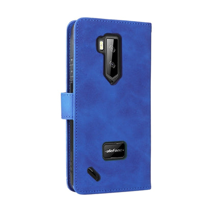 For Ulefone Armor X9 Skin Feel Magnetic Buckle Calf Texture PU Phone Case(Blue) - Ulefone Cases by buy2fix | Online Shopping UK | buy2fix