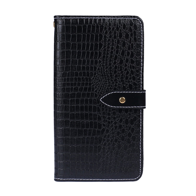 For Blackview A70 Pro idewei Crocodile Texture Leather Phone Case(Black) - More Brand by idewei | Online Shopping UK | buy2fix