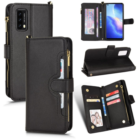 For Blackview A90 Litchi Texture Zipper Leather Phone Case(Black) - More Brand by buy2fix | Online Shopping UK | buy2fix