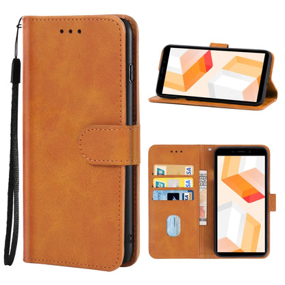 Leather Phone Case For Ulefone Armor X10 Pro(Brown) - Ulefone Cases by buy2fix | Online Shopping UK | buy2fix