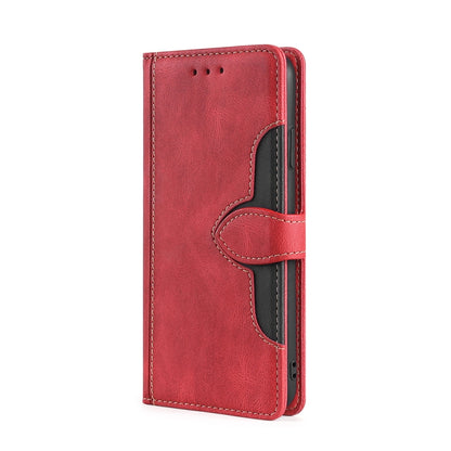 For Ulefone Note 6 / 6P Skin Feel Straw Hat Magnetic Buckle Leather Phone Case(Red) - Ulefone Cases by buy2fix | Online Shopping UK | buy2fix