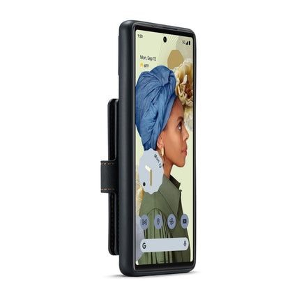 For Google Pixel 7 Pro 5G JEEHOOD Retro Magnetic Detachable Wallet Phone Case(Black) - Google Cases by JEEHOOD | Online Shopping UK | buy2fix