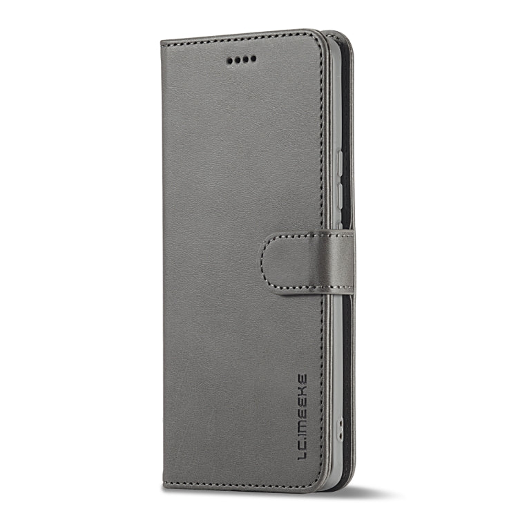 For Honor 50 / nova 9 LC.IMEEKE Calf Texture Leather Phone Case(Grey) - Honor Cases by LC.IMEEKE | Online Shopping UK | buy2fix