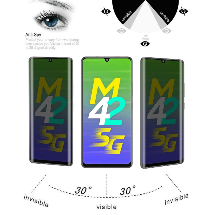 25 PCS Full Cover Anti-peeping Tempered Glass Film For Samsung Galaxy M42 5G - Galaxy Tempered Glass by buy2fix | Online Shopping UK | buy2fix