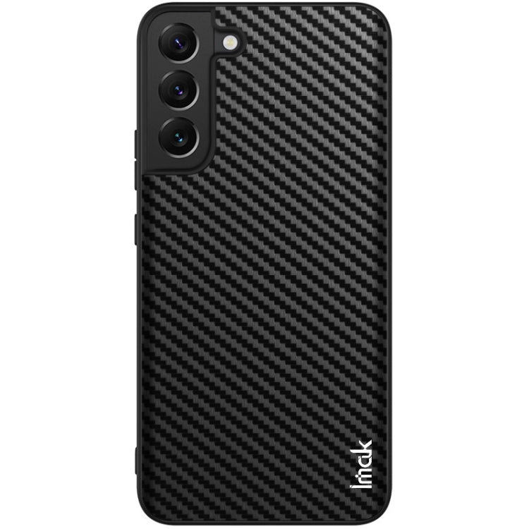 For Samsung Galaxy S22+ 5G imak LX-5 Series PC + TPU Phone Case with Screen Protector(Carbon Fiber Texture) - Galaxy S22+ 5G Cases by imak | Online Shopping UK | buy2fix