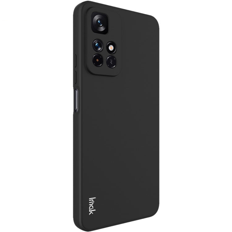 For Xiaomi Redmi Note 11 5G / Note 11T 5G IMAK UC-4 Series Straight Edge TPU Phone Case(Black) - Xiaomi Cases by imak | Online Shopping UK | buy2fix