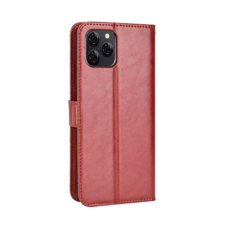 For Blackview A95 Retro Crazy Horse Texture Leather Phone Case(Brown) - More Brand by buy2fix | Online Shopping UK | buy2fix