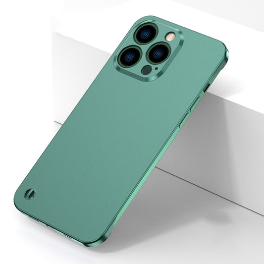 For iPhone 13 Pro Electroplating Frosted Frameless Phone Case (Green) - iPhone 13 Pro Cases by buy2fix | Online Shopping UK | buy2fix