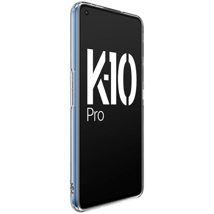 For OPPO K10 Pro 5G imak UX-5 Series Transparent Shockproof TPU Phone Case(Transparent) - OPPO Cases by imak | Online Shopping UK | buy2fix