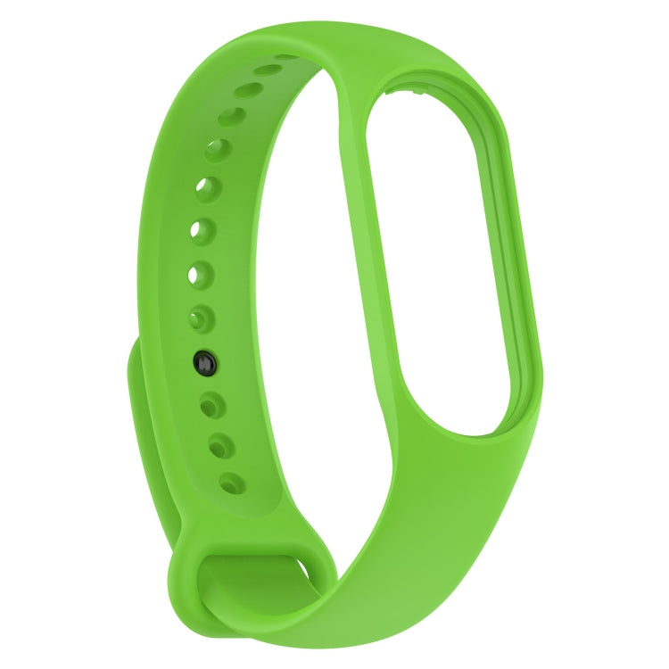 For Xiaomi Mi Band 7 / 7NFC / 6 / 6 NFC / 5 / 5 NFC / Amazfit Band 5 Official Silicone Watch Band(Green Tea) - Watch Bands by buy2fix | Online Shopping UK | buy2fix