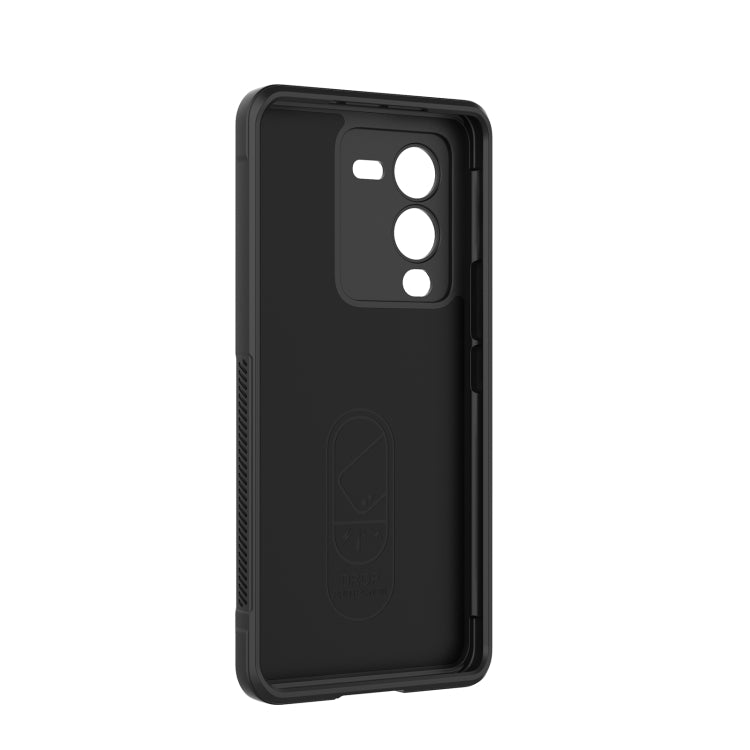 For vivo S15 Pro 5G Magic Shield TPU + Flannel Phone Case(White) - vivo Cases by buy2fix | Online Shopping UK | buy2fix