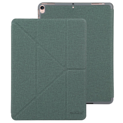 Mutural King Kong Series Deformation Holder Leather Tablet Case For iPad Pro 10.5 2019 / 2017(Green) - iPad Pro 10.5 inch Cases by Mutural | Online Shopping UK | buy2fix