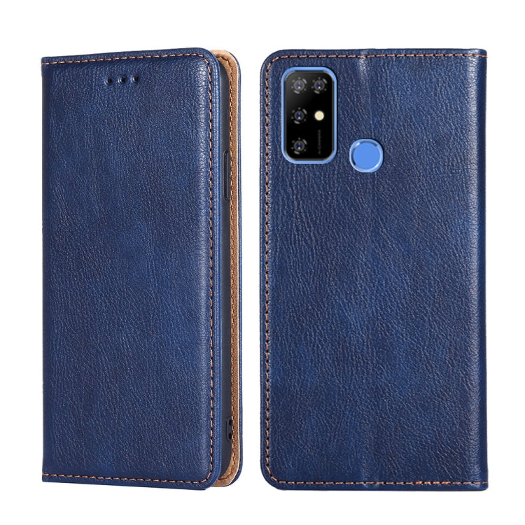 For DOOGEE X96 Pro Gloss Oil Solid Color Magnetic Leather Phone Case(Blue) - Doogee Cases by buy2fix | Online Shopping UK | buy2fix