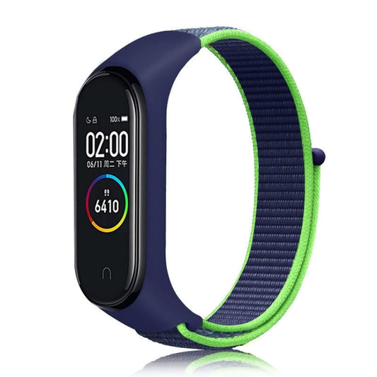 For Xiaomi Mi Band 7 Nylon Weave Watch Band(Lime) - Watch Bands by buy2fix | Online Shopping UK | buy2fix
