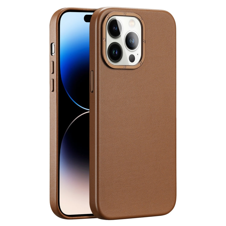 For iPhone 14 Pro Max DUX DUCIS Grit Series MagSafe Phone Case (Brown) - iPhone 14 Pro Max Cases by DUX DUCIS | Online Shopping UK | buy2fix