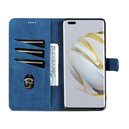 For Huawei nova 10 Pro AZNS Skin Feel Calf Texture Flip Leather Phone Case(Blue) - Huawei Cases by AZNS | Online Shopping UK | buy2fix