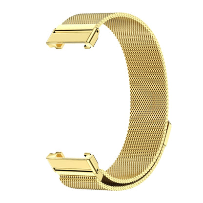 For Xiaomi Mi Band 7 Pro Mijobs Milan Magnetic Stainless Steel Watch Band(Gold) - Watch Bands by MIJOBS | Online Shopping UK | buy2fix