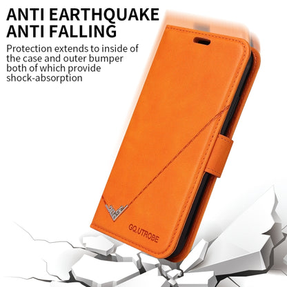 For Huawei P30 Lite GQUTROBE Right Angle Leather Phone Case(Orange) - Huawei Cases by GQUTROBE | Online Shopping UK | buy2fix