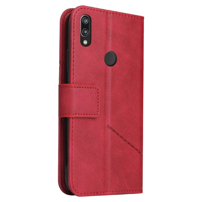 For Huawei P20 Lite GQUTROBE Right Angle Leather Phone Case(Red) - Huawei Cases by GQUTROBE | Online Shopping UK | buy2fix