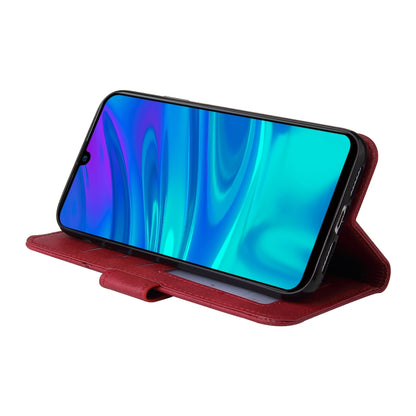 For Huawei Enjoy 9s GQUTROBE Right Angle Leather Phone Case(Red) - Huawei Cases by GQUTROBE | Online Shopping UK | buy2fix