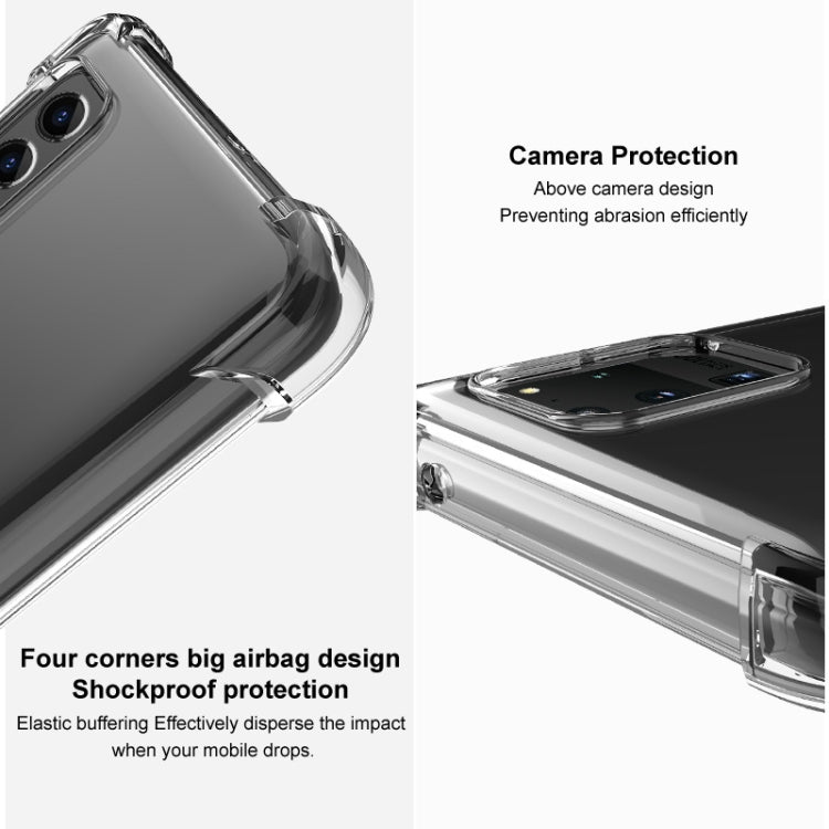 For Sony Xperia 5 IV imak Shockproof Airbag TPU Phone Case(Transparent Black) - Sony Cases by imak | Online Shopping UK | buy2fix