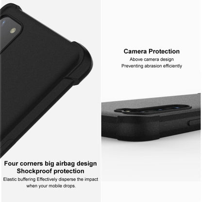 For Motorola Moto X30 Pro / Edge 30 Ultra imak Shockproof Airbag TPU Phone Case(Matte Black) - Motorola Cases by imak | Online Shopping UK | buy2fix