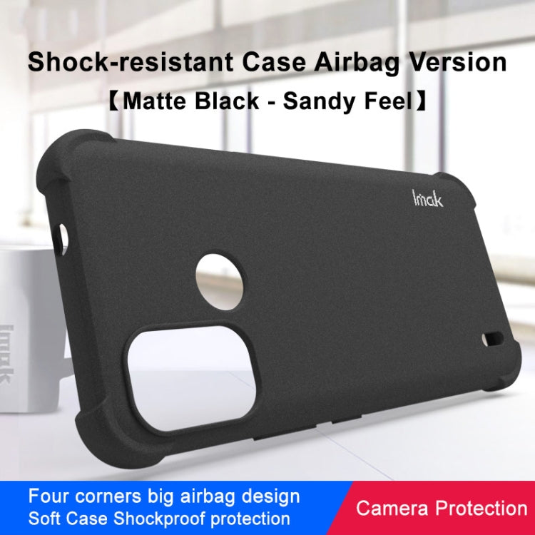 For Nokia G11 Plus 4G imak Shockproof Airbag TPU Phone Case(Matte Black) - Nokia Cases by imak | Online Shopping UK | buy2fix