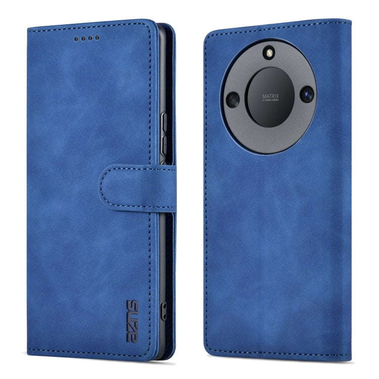 For Honor X40 AZNS Skin Feel Calf Texture Flip Leather Phone Case(Blue) - Honor Cases by AZNS | Online Shopping UK | buy2fix