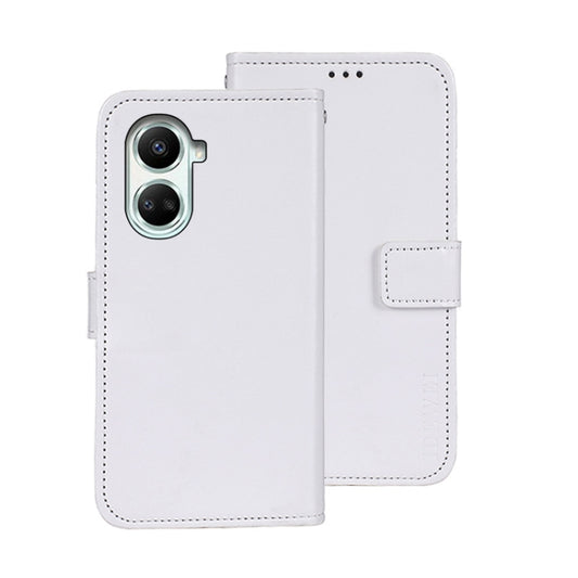 For Huawei nova 10 SE idewei Crazy Horse Texture Leather Phone Case(White) - Huawei Cases by idewei | Online Shopping UK | buy2fix