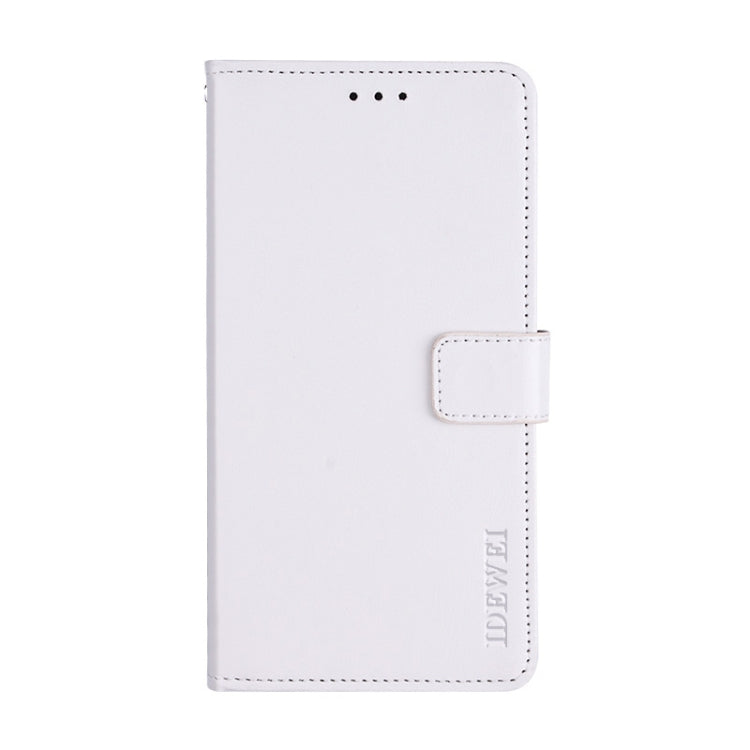 For ZTE Axon 30S idewei Crazy Horse Texture Leather Phone Case(White) - ZTE Cases by idewei | Online Shopping UK | buy2fix