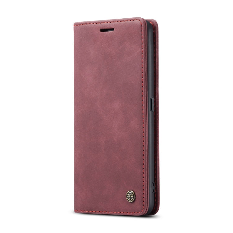 CaseMe 013 Multifunctional Horizontal Flip Leather Phone Case For OPPO Reno7 Z Global/Reno7 Lite Global/Reno8 Lite Global/F21 Pro 5G Global/Reno8 Z Global(Wine Red) - OPPO Cases by CaseMe | Online Shopping UK | buy2fix