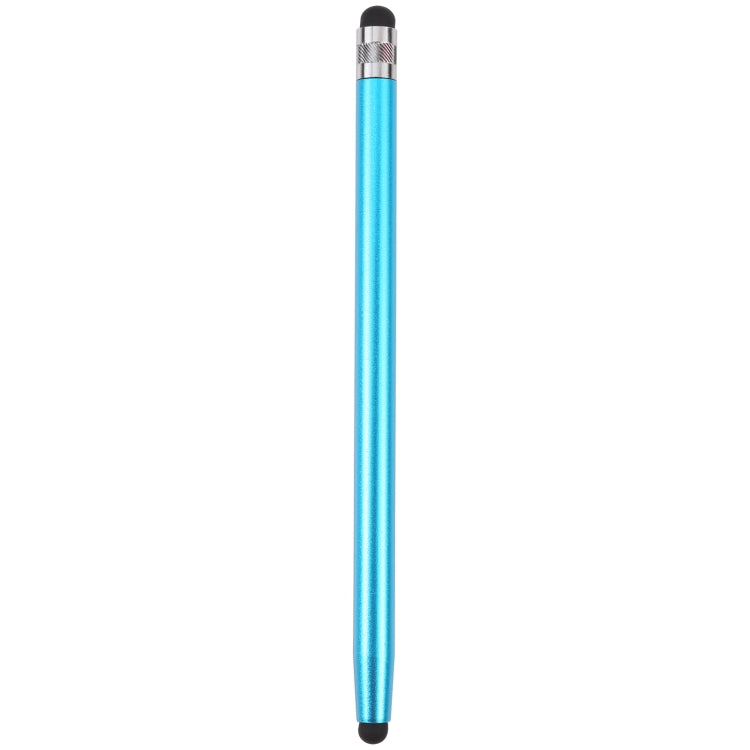 Universal Cloth Head + Silicone Head Stylus(Blue) - Stylus Pen by buy2fix | Online Shopping UK | buy2fix