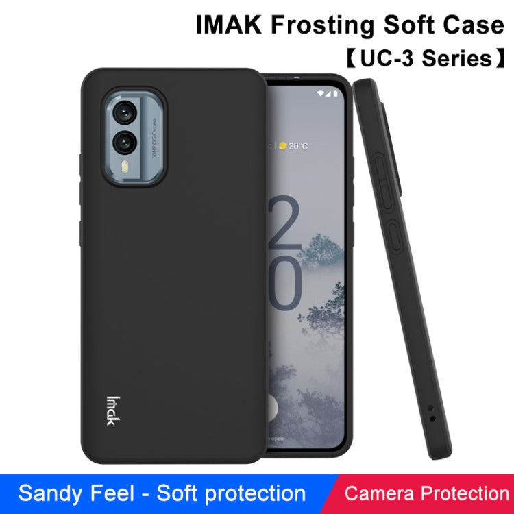 For Nokia X30 5G IMAK UC-3 Series Shockproof Frosted TPU Protective Phone Case - Nokia Cases by imak | Online Shopping UK | buy2fix