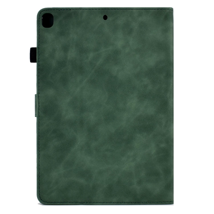 For Samsung Galaxy Tab S6 Lite P610 Peony Butterfly Embossed Leather Smart Tablet Case(Green) - Tab S6 Lite P610 / P615 by buy2fix | Online Shopping UK | buy2fix