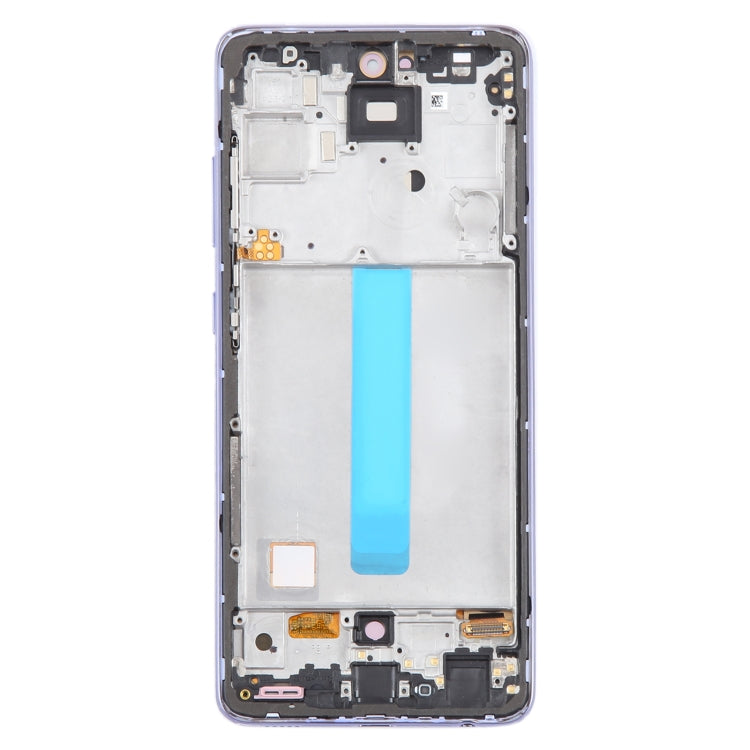 For Samsung Galaxy A52 4G SM-A525 6.43 inch OLED LCD Screen Digitizer Full Assembly with Frame (Purple) - Galaxy A Series Parts by buy2fix | Online Shopping UK | buy2fix