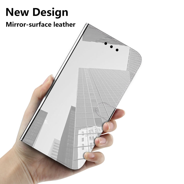 For OnePlus 11 Imitated Mirror Surface Horizontal Flip Leather Phone Case(Silver) - OnePlus Cases by buy2fix | Online Shopping UK | buy2fix