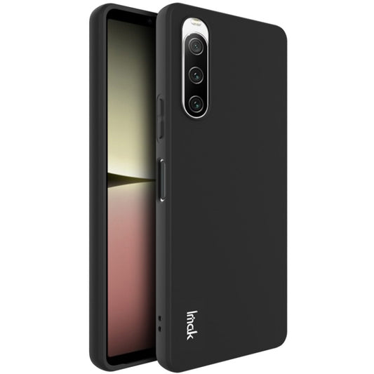 For Sony Xperia 10 V IMAK UC-3 Series Shockproof Frosted TPU Protective Case(Black) - Sony Cases by imak | Online Shopping UK | buy2fix