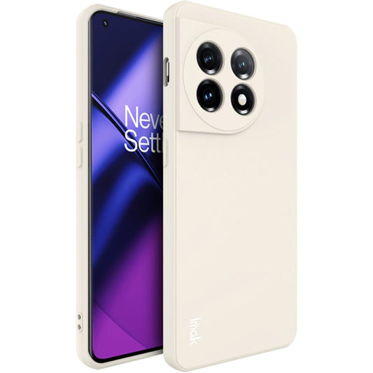 For OnePlus 11 5G IMAK UC-4 Series Straight Edge TPU Soft Phone Case(White) - OnePlus Cases by imak | Online Shopping UK | buy2fix