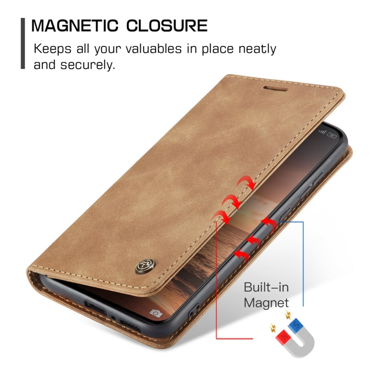 For Xiaomi 13 Pro CaseMe 013 Multifunctional Horizontal Flip Leather Phone Case(Brown) - Xiaomi Cases by CaseMe | Online Shopping UK | buy2fix