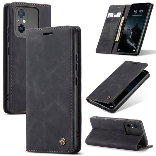 For Xiaomi Redmi 11A / 12C CaseMe 013 Multifunctional Horizontal Flip Leather Phone Case(Black) - Xiaomi Cases by CaseMe | Online Shopping UK | buy2fix