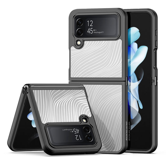 For Samsung Galaxy Z Flip4 5G DUX DUCIS Aimo Series TPU + PC Frosted Feel Phone Case(Black) - Galaxy Z Flip4 5G Cases by DUX DUCIS | Online Shopping UK | buy2fix