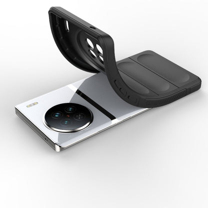 For vivo X90 5G Magic Shield TPU + Flannel Phone Case(Light Blue) - vivo Cases by buy2fix | Online Shopping UK | buy2fix