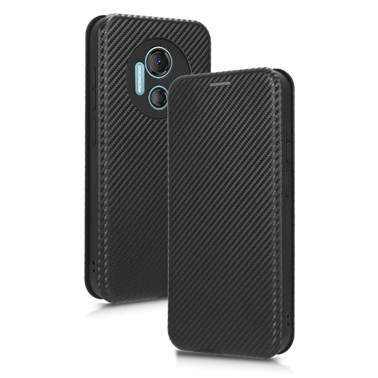 For DOOGEE X97 / X97 Pro Carbon Fiber Texture Flip Leather Phone Case(Black) - Doogee Cases by buy2fix | Online Shopping UK | buy2fix