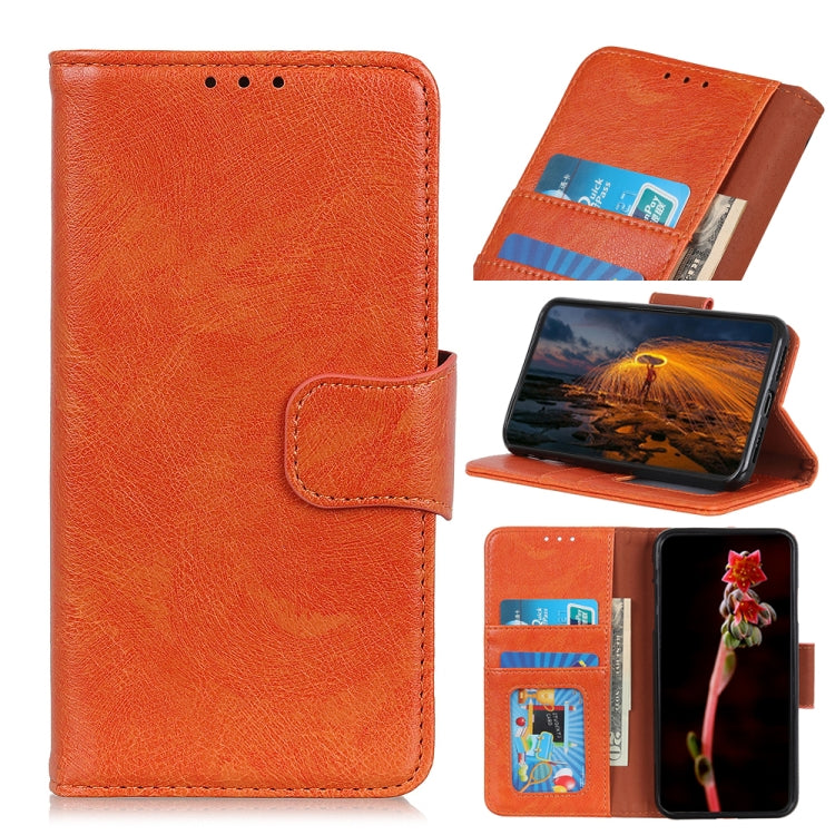 For Xiaomi Redmi Note 13 4G Nappa Texture Horizontal Flip Leather Phone Case(Orange) - Note 13 Cases by buy2fix | Online Shopping UK | buy2fix