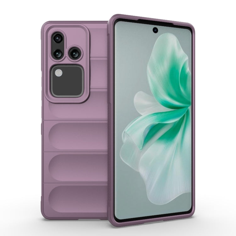 For vivo S18 5G Magic Shield TPU + Flannel Phone Case(Purple) - S18 Cases by buy2fix | Online Shopping UK | buy2fix