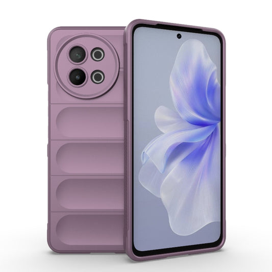 For vivo S18E 5G Magic Shield TPU + Flannel Phone Case(Purple) - vivo Cases by buy2fix | Online Shopping UK | buy2fix