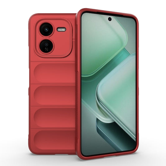 For vivo iQOO Z9X 5G Magic Shield TPU + Flannel Phone Case(Red) - vivo Cases by buy2fix | Online Shopping UK | buy2fix