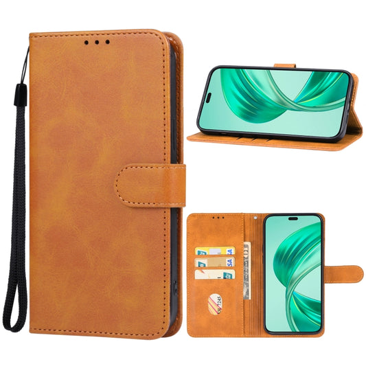 Honor X8b Leather Phone Case(Brown) - Honor Cases by buy2fix | Online Shopping UK | buy2fix