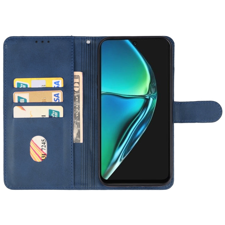 For Infinix Hot 40i Leather Phone Case(Blue) - Infinix Cases by buy2fix | Online Shopping UK | buy2fix