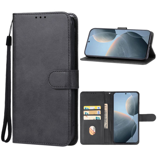 For Xiaomi Redmi K70E Leather Phone Case(Black) - K70E Cases by buy2fix | Online Shopping UK | buy2fix